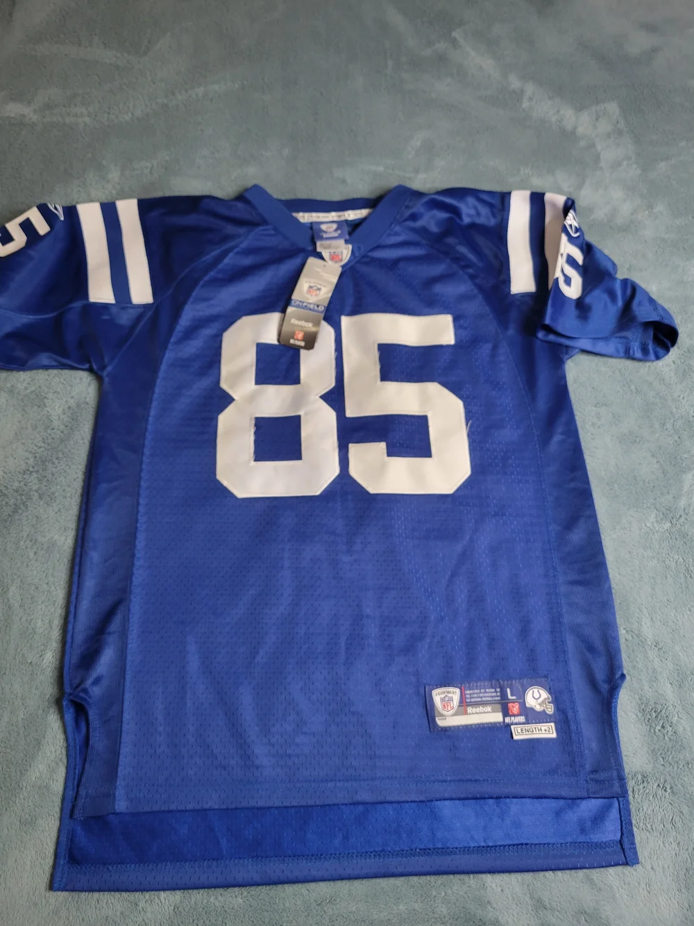 NFL Reebok Blue #85 Garcon Indianapolis Colts Football Jersey